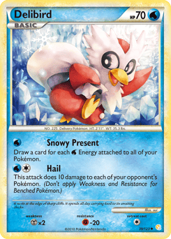 Delibird – Uncommon – HeartGold & SoulSilver
