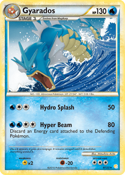 Gyarados – Rare Holo – HeartGold & SoulSilver