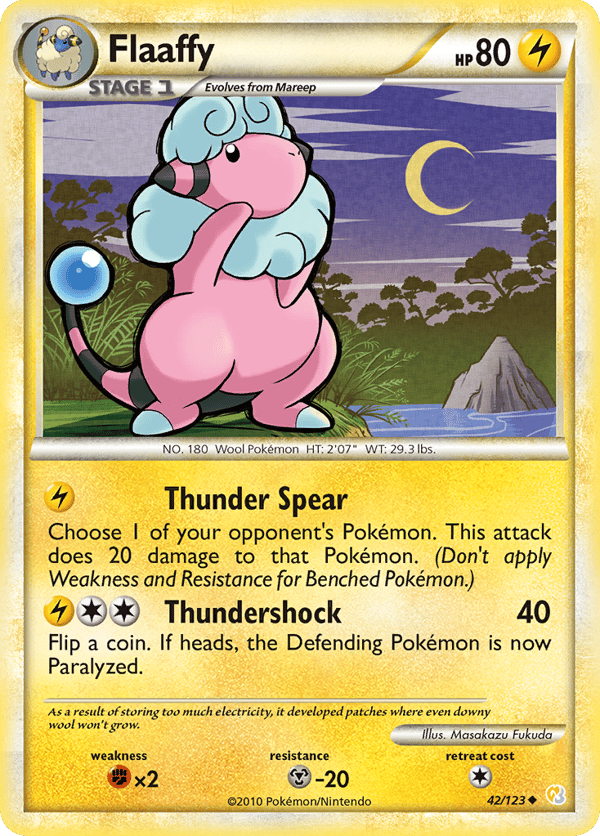 Flaaffy – Uncommon – HeartGold & SoulSilver