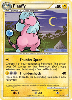 Flaaffy – Uncommon – HeartGold & SoulSilver