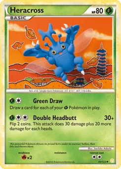 Heracross – Uncommon – HeartGold & SoulSilver
