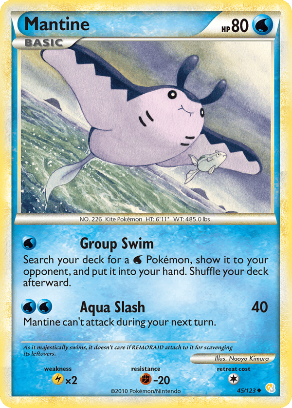 Mantine – Uncommon – HeartGold & SoulSilver