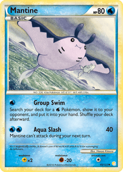 Mantine – Uncommon – HeartGold & SoulSilver