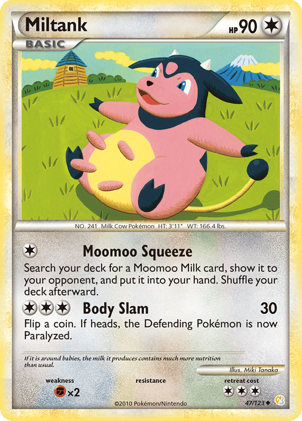 Miltank – Uncommon – HeartGold & SoulSilver
