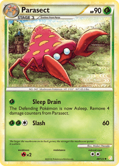 Parasect – Uncommon – HeartGold & SoulSilver