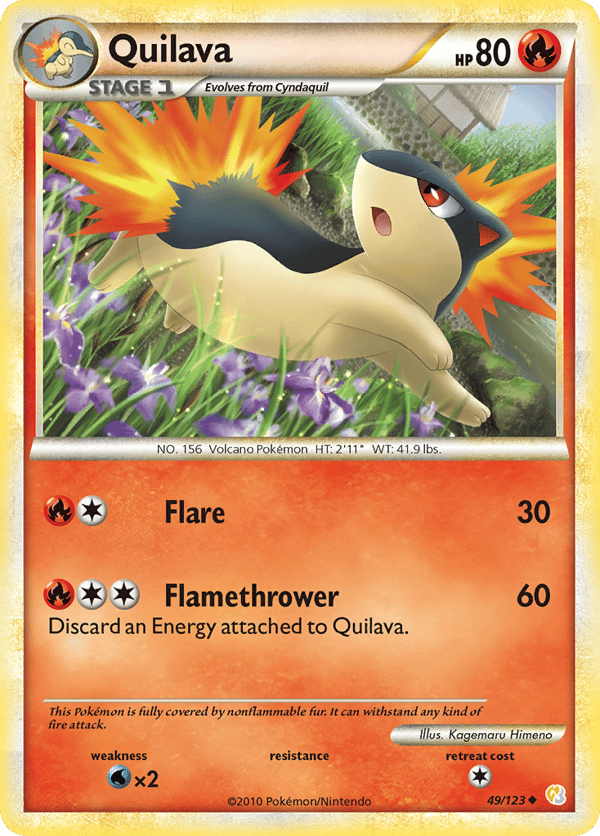 Quilava – Uncommon – HeartGold & SoulSilver