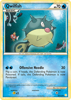 Qwilfish – Uncommon – HeartGold & SoulSilver