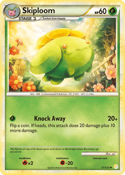Skiploom – Uncommon – HeartGold & SoulSilver