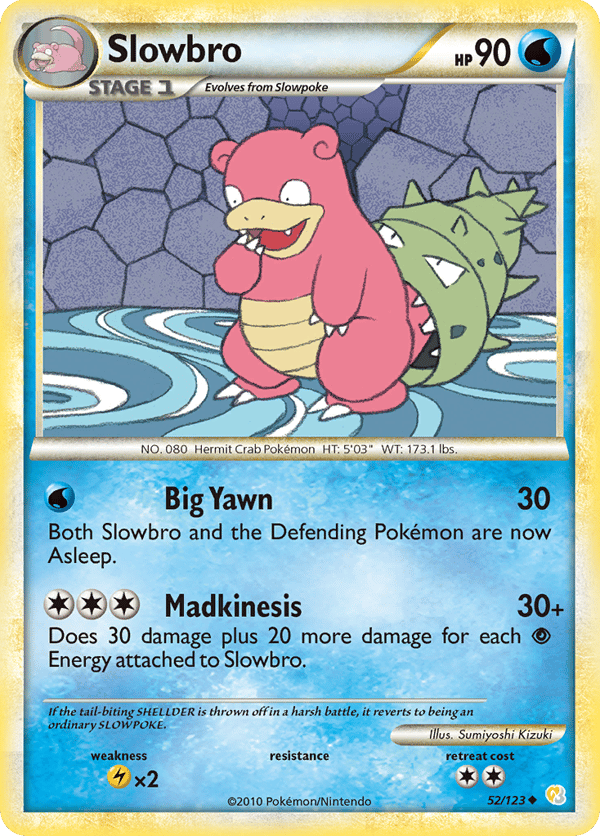 Slowbro – Uncommon – HeartGold & SoulSilver