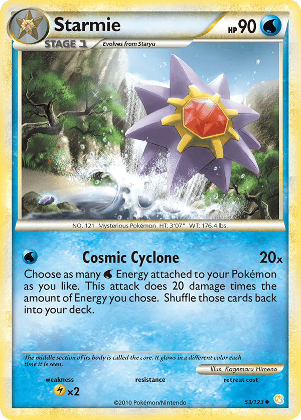 Starmie – Uncommon – HeartGold & SoulSilver