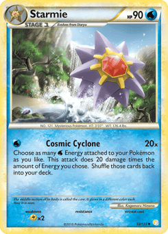 Starmie – Uncommon – HeartGold & SoulSilver