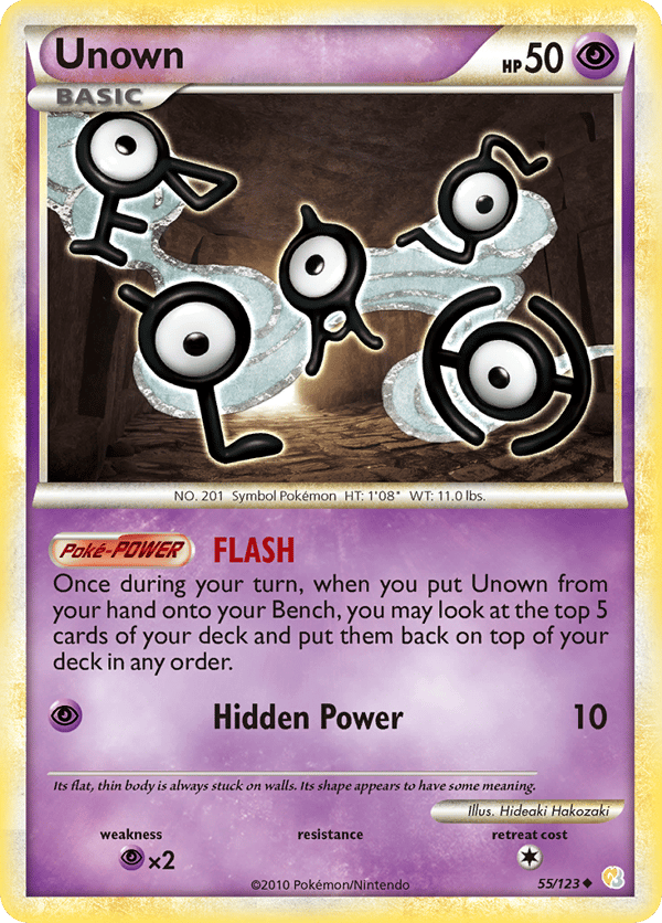 Unown – Uncommon – HeartGold & SoulSilver
