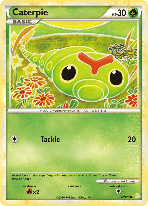 Caterpie – Common – HeartGold & SoulSilver