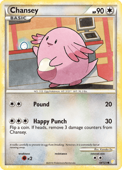 Chansey – Common – HeartGold & SoulSilver