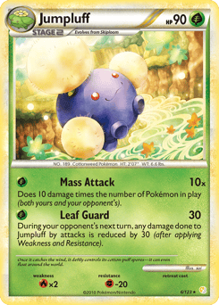 Jumpluff – Rare Holo – HeartGold & SoulSilver