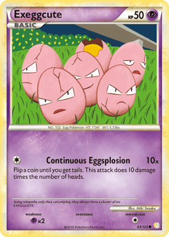 Exeggcute – Common – HeartGold & SoulSilver