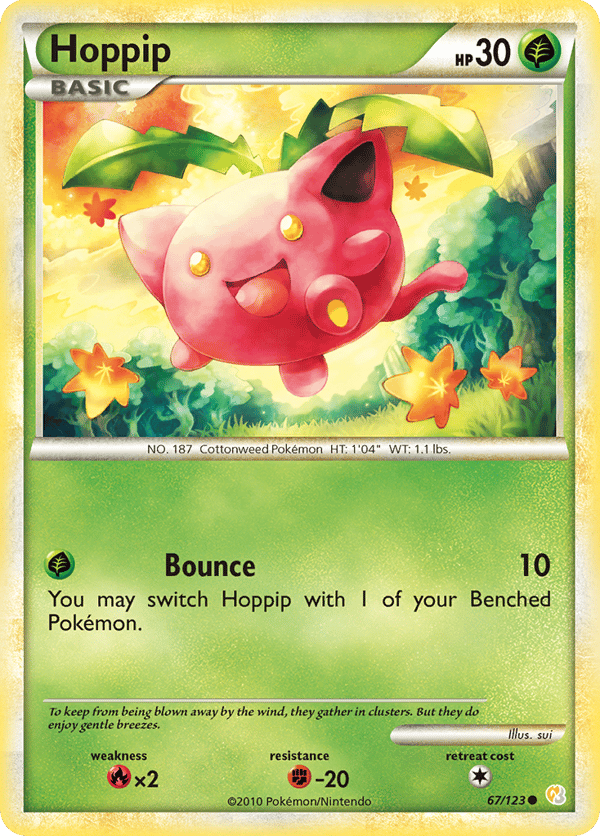 Hoppip – Common – HeartGold & SoulSilver