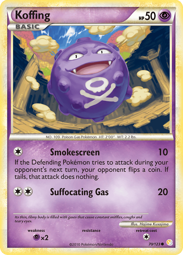 Koffing – Common – HeartGold & SoulSilver