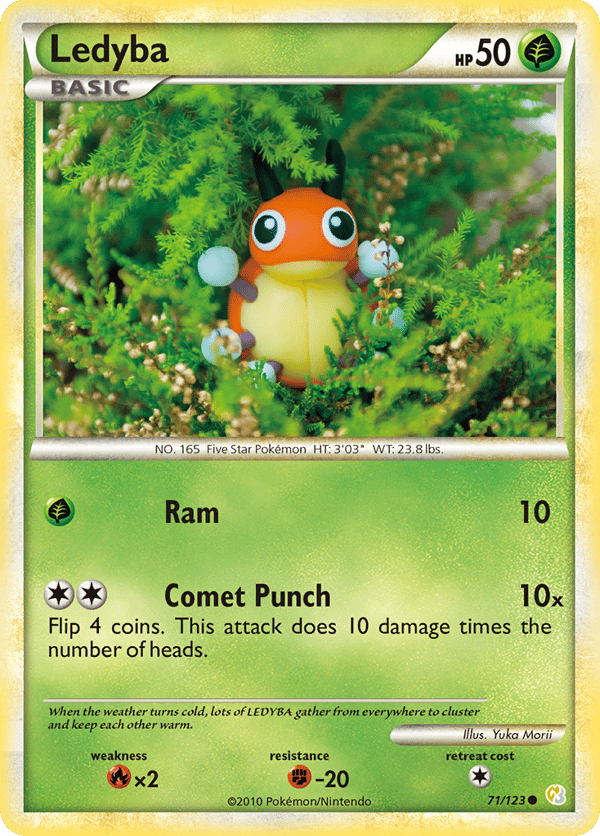 Ledyba – Common – HeartGold & SoulSilver