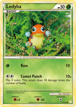 Ledyba – Common – HeartGold & SoulSilver