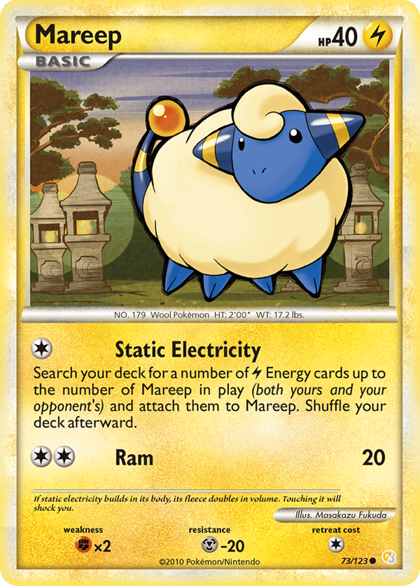 Mareep – Common – HeartGold & SoulSilver