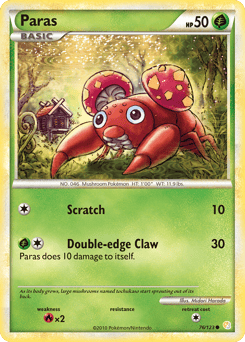 Paras – Common – HeartGold & SoulSilver