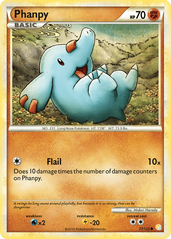 Phanpy – Common – HeartGold & SoulSilver