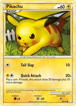 Pikachu – Common – HeartGold & SoulSilver