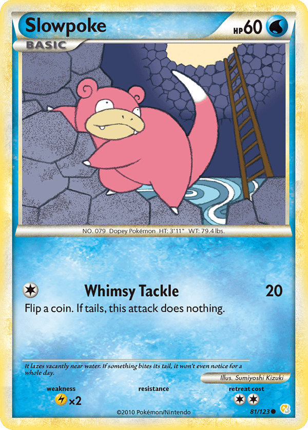 Slowpoke – Common – HeartGold & SoulSilver