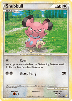 Snubbull – Common – HeartGold & SoulSilver