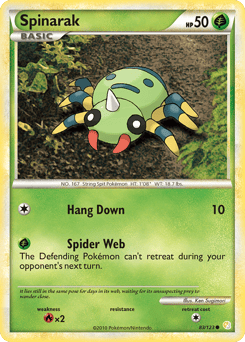 Spinarak – Common – HeartGold & SoulSilver