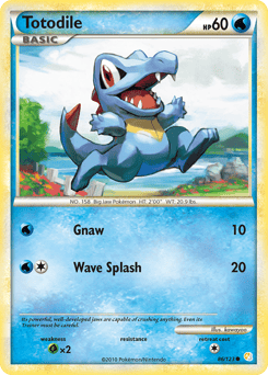 Totodile – Common – HeartGold & SoulSilver