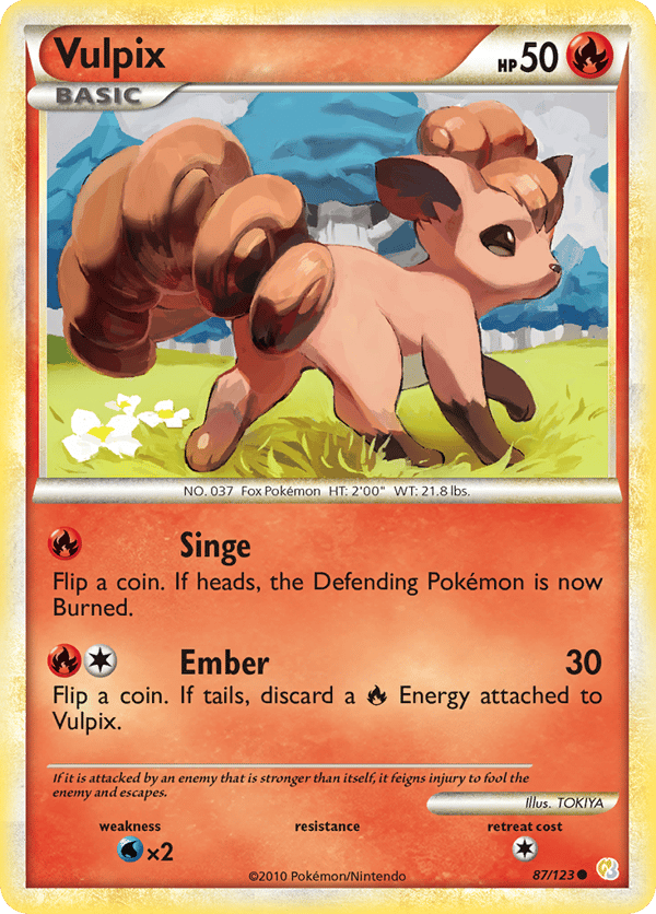 Vulpix – Common – HeartGold & SoulSilver