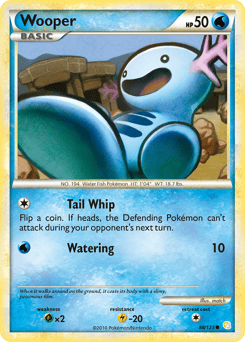 Wooper – Common – HeartGold & SoulSilver