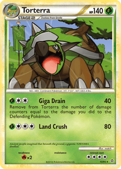 Torterra – Rare Holo – HS—Unleashed