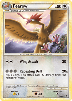 Fearow – Rare – HS—Unleashed