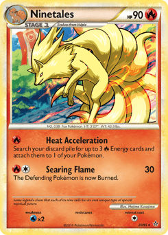 Ninetales – Rare – HS—Unleashed