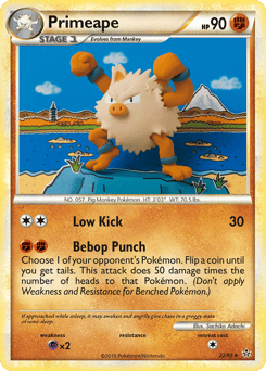 Primeape – Rare – HS—Unleashed