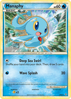Manaphy – Rare Holo – HS—Unleashed