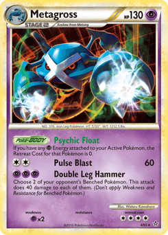 Metagross – Rare Holo – HS—Unleashed
