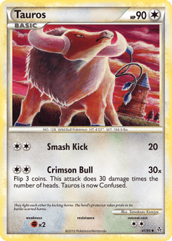 Tauros – Uncommon – HS—Unleashed
