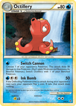 Octillery – Rare Holo – HS—Unleashed