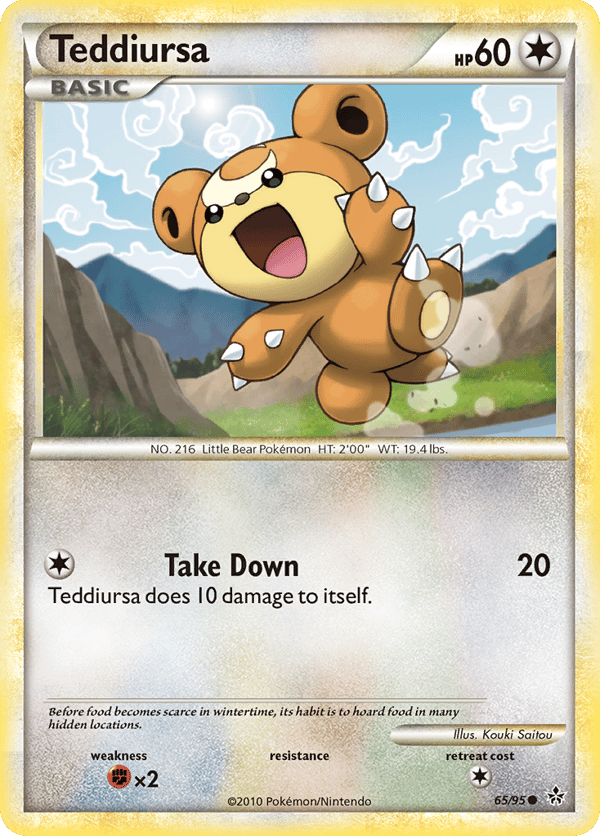 Teddiursa – Common – HS—Unleashed