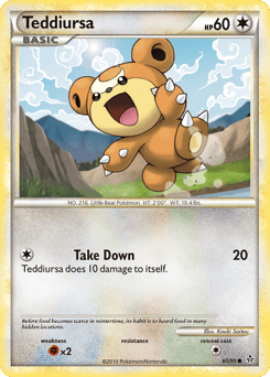 Teddiursa – Common – HS—Unleashed