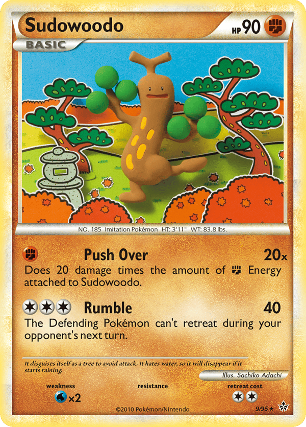 Sudowoodo – Rare Holo – HS—Unleashed