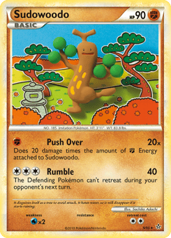 Sudowoodo – Rare Holo – HS—Unleashed