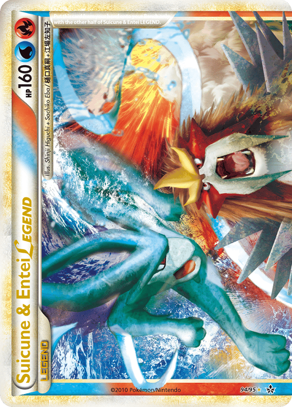 Suicune & Entei LEGEND – LEGEND – HS—Unleashed
