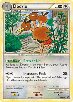 Dodrio – Rare – HS—Undaunted