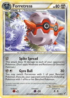 Forretress – Rare – HS—Undaunted
