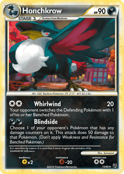 Honchkrow – Rare – HS—Undaunted